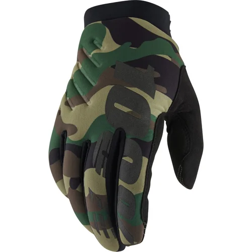 Rukavice BRISKER 100% 10003-00008 %, USA, (camo/čierna, veľkosť XL)
