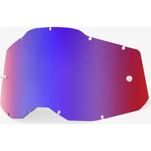 Plexi Racecraft 2/Accuri 2/Strata 2 100% 59078-00008 %, USA, (modro-červené chróm, Anti-fog)