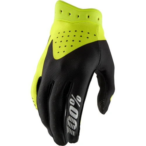 Rukavice ITRACK 100% %, USA, (čierna/fluorescenčná žltá, veľkosť M)