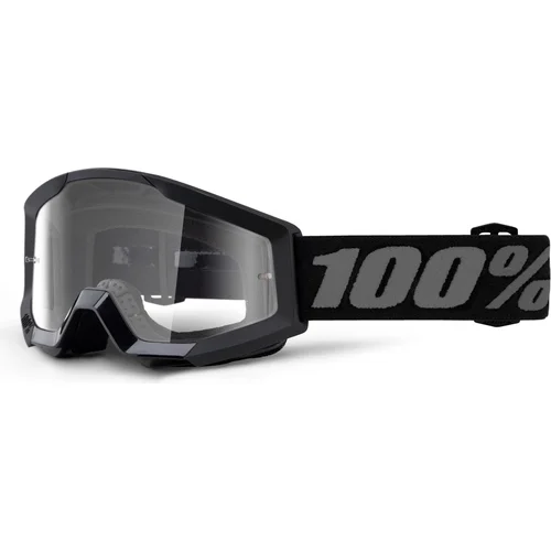 Okuliare Strata MINI Gron Black 100% 50033-00004 %, (číre plexisklo) detské