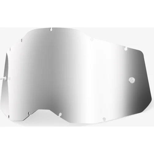 Plexi Racecraft 2/Accuri 2/Strata 2 100% 59078-00001 %, USA, (strieborné chróm, Anti-fog)