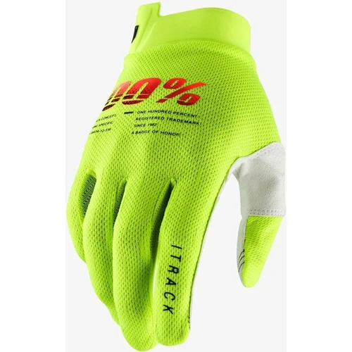 Rukavice iTRACK 100% 10008-00013 %, USA, (fluorescenčná zelená, veľkosť XL)