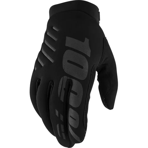 Rukavice BRISKER 100% 10005-00002 %, USA dámske, (čierna, veľkosť M)