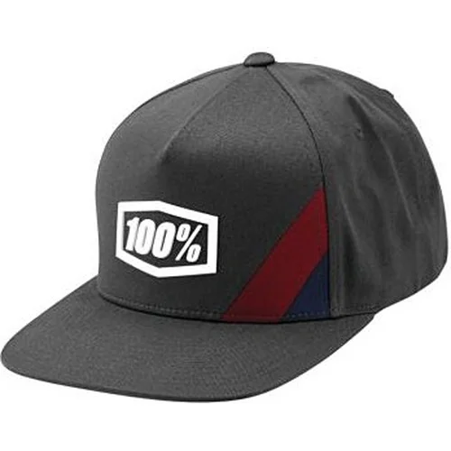 Šiltovka 100% - CORNESTONE Snapback sivá (veľkosť UNI)
