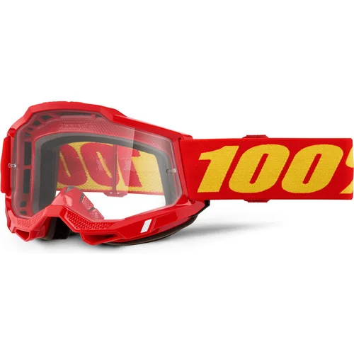 % okuliare Červené 100% 50013-00042 ACCURI 2, číre plexisklo