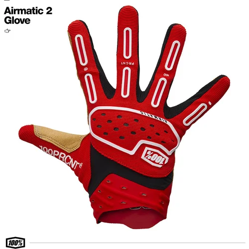 Rukavice AIRMATIC 2 %, USA, (červená/čierna, veľkosť 2XL) /100%/ - obr. 3