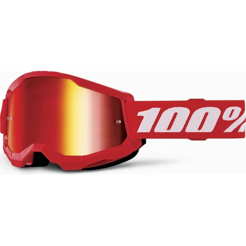 Strata 2 100% 50032-00012 % okuliare červené, červené plexisklo, detské