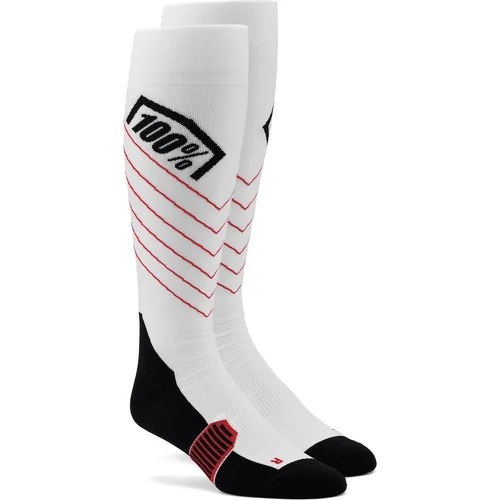 Ponožky HI SIDE MX, 100% - USA (biela, veľkosť L/XL)