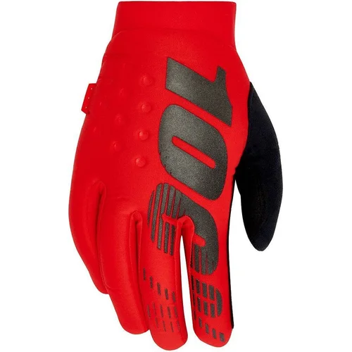 Rukavice BRISKER 100% 10016-003-13 %, USA, (červená, veľkosť XL)