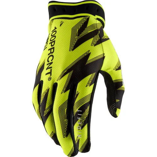 Rukavice RIDEFIT 100% %, USA, (fluorescenčná žltá/čierna, veľkosť 2XL)