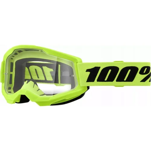 Okuliare Strata MINI žltá 100% 50033-00006 %, (žltá, číre plexisklo) detské