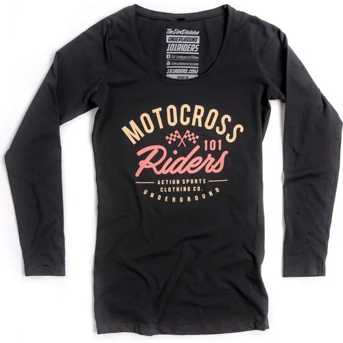 Tričko RACING LONG 101 RIDERS 18140-XS dámske, (čierna, veľkosť XS)