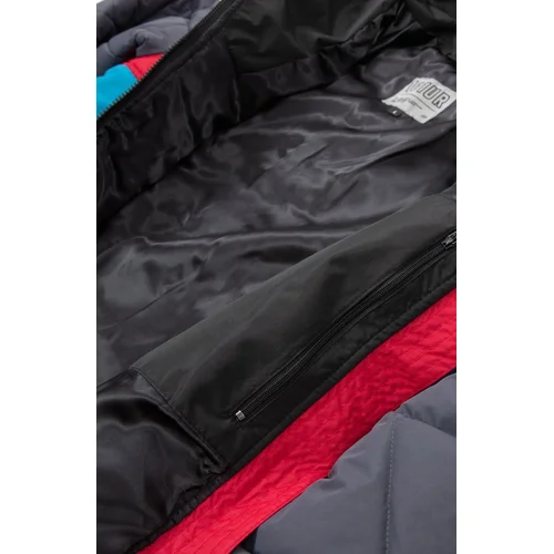 Bunda DEFROST22 rival 22140-L (sivá/modrá/červená, veľkosť L) (101 RIDERS) - obr. 2