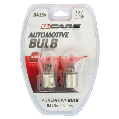 4CARS 12V 21W BA15s 2ks (double blister)