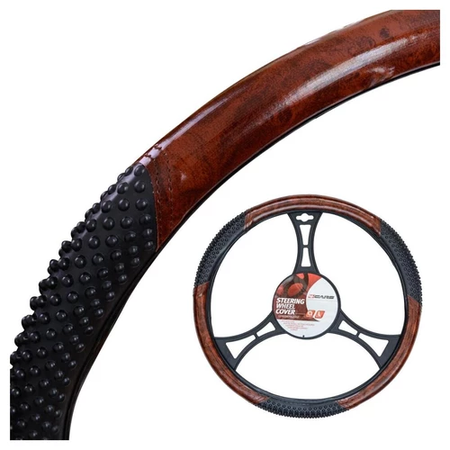 POŤAH VOLANTU 39-41CM imitácia dreva /4CARS/