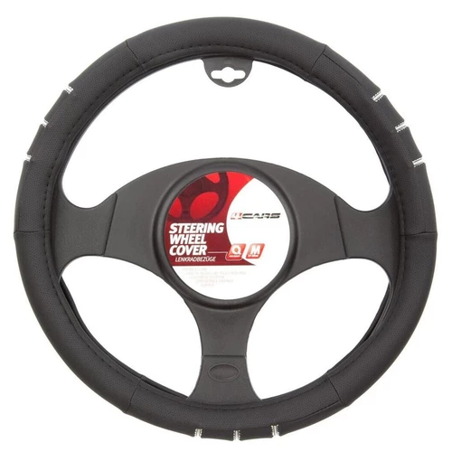 4CARS POŤAH VOLANTU čierno-chrómový