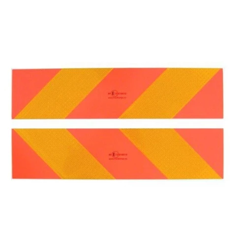 4CARS Reflexná tabuľa nákladné auto (hliník) 565 x 132mm Trieda reflexnosti 3, set 2ks ECE70.01 TUV