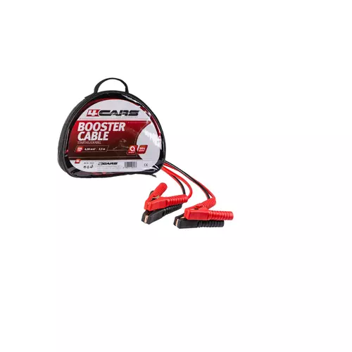 4CARS Štartovací kábel - izolované kliešte 300AMP, 4.0MM², 2,5M