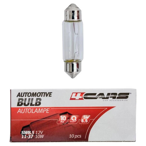 4CARS Žiarovka SW8.5 12V 10W 11x37