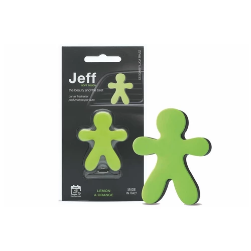 JEFF osviežovač vzduchu zelený soft - Lemon & Orange