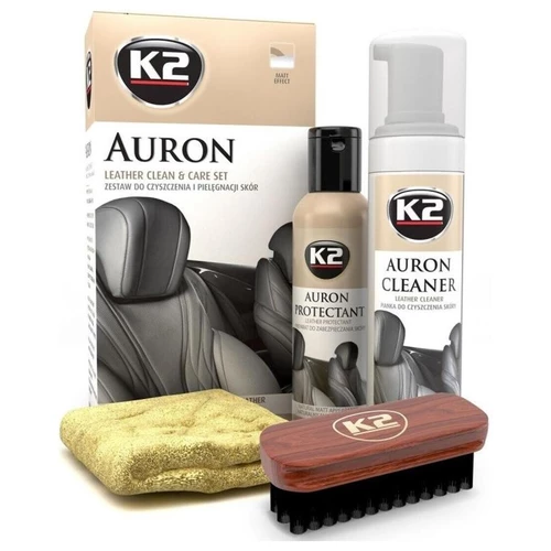 K2 AURON LEATHER CLEAN & CARE SET - sada na čistenie a ošetrenie kože