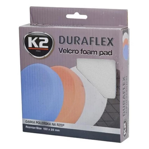 K2 DURAFLEX NÁHRADNÁ LEŠTIACA HUBKA 150 x 25 mm BIELA