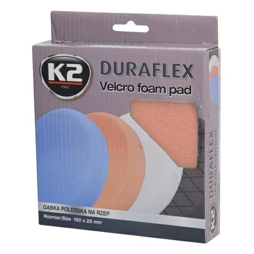 K2 DURAFLEX NÁHRADNÁ LEŠTIACA HUBKA 150 x 25 mm ORANŽOVÁ