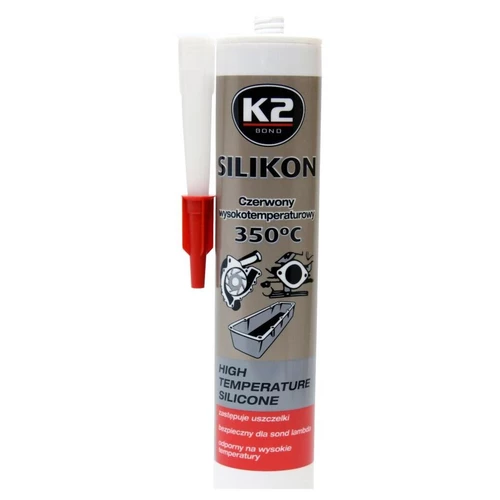 K2 Silikón červený Kartuš 300 gr