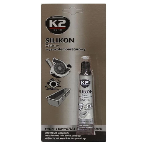 K2 Silikón čierny 21 gr
