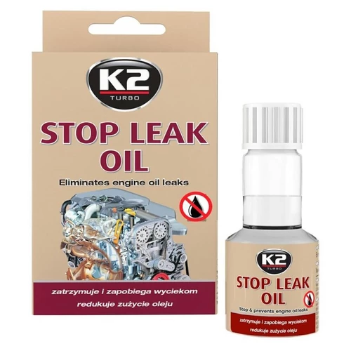 K2 STOP LEAK OIL 50 ml - zabraňuje únikom oleja z motora