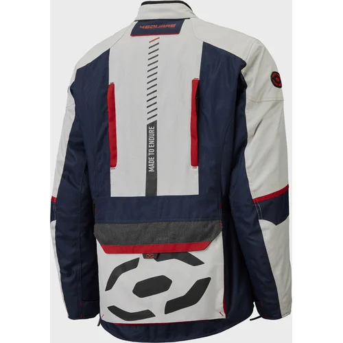 Enduro bunda TRAILER CRAFT pánska, (biela, modrá, červená, veľkosť M) 2026 /4SQUARE/ - obr. 1