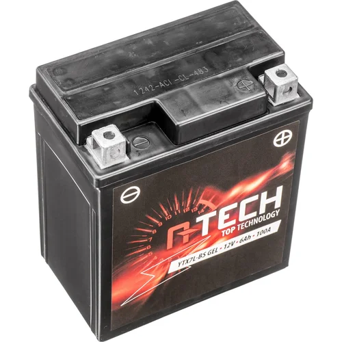 Batéria 12V A-TECH YTX7L-BS GEL, 6Ah, 100A, bezúdržbová GEL technológia 113x70x130, (aktivovaná vo výrobe)