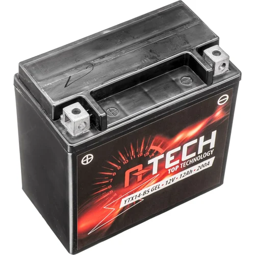 Batéria 12V A-TECH YTX14-BS GEL, 12Ah, 200A, bezúdržbová GEL technológia 150x87x145, (aktivovaná vo výrobe)
