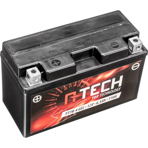Batéria 12V A-TECH YT7B-4, YT7B-BS GEL, 12V, 6.5Ah, 110A, bezúdržbová GEL technológia 150x65x93, (aktivovaná vo výrobe)
