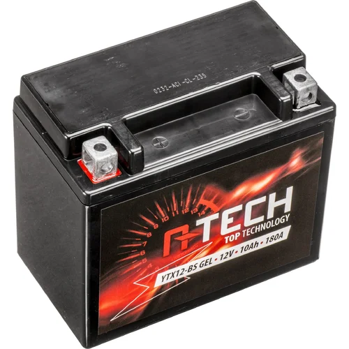 Batéria 12V A-TECH YTX12-BS GEL, 10Ah, 180A, bezúdržbová GEL technológia 150x87x130, (aktivovaná vo výrobe)
