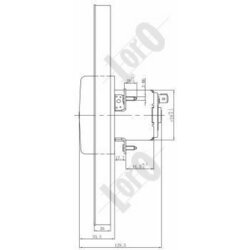 Ventilátor chladenia motora ABAKUS 053-014-0018 - obr. 3
