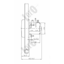 Ventilátor chladenia motora ABAKUS 053-014-0001 - obr. 3