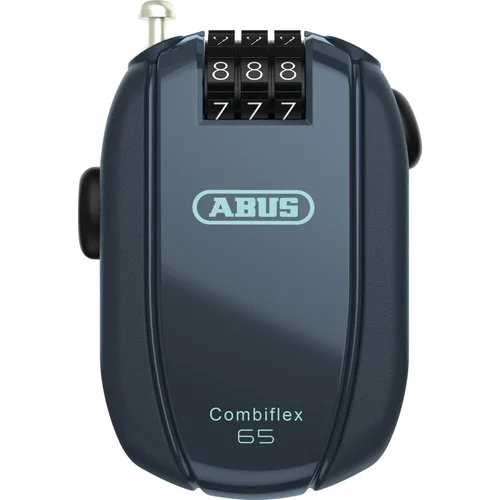 Navíjací lankový zámok Combiflex Midnight blue ABUS 4003318954597 (dĺžka 65 cm)