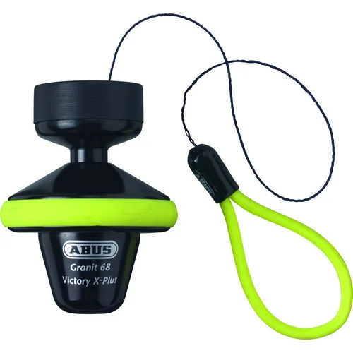 Zámok na kotúčovú brzdu 68 GRANIT Victory Xplus ABUS 4003318565649 (priemer čapu 14 mm, žltý fluo)