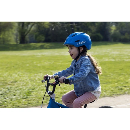 Cyklistická prilba Smiley 3.0 lesklá modrá detská, (modrá, veľkosť S) /ABUS/ - obr. 4