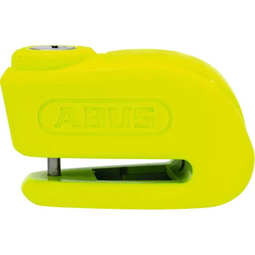 Zámok na kotúčovú brzdu s alarmom Trigger Alpha 370 2.0 ABUS 4003318410031 (priemer čapu 10 mm, žltý)