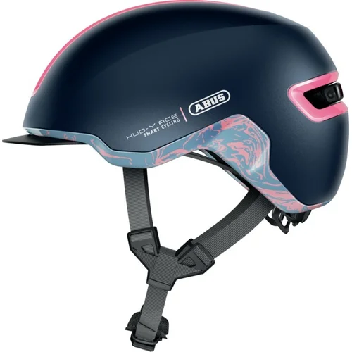 Cyklistická prilba so svetlom HUD-Y midnight blue ABUS 4003318670428 (modrá, veľkosť L)