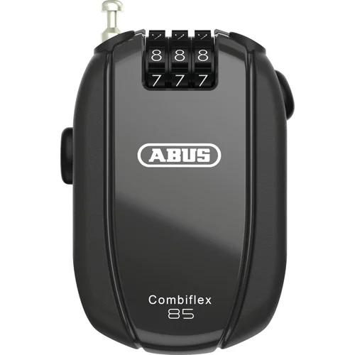 Navijákový lankový zámok Combiflex Break ABUS 4003318954559 (dĺžka 85 cm, čierna farba)