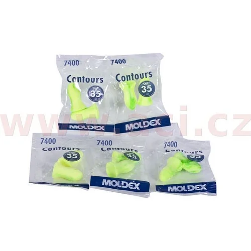 Špunty do uší Contours 7400 ACI SNR 35 dB, (sada 5 párov)