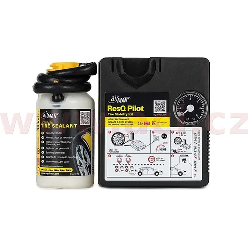 Automatická opravná sada na pneumatiky AUTO 300 ml AIRMAN ResQ Pilot, (pre pneumatiky 12-17