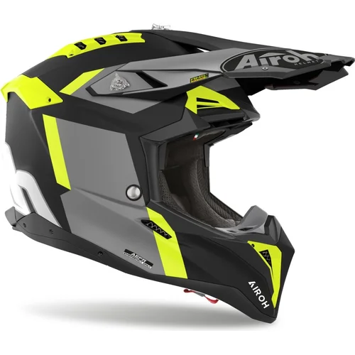 Prilba AVIATOR 3 Glory AV3GL31-S (žltá matná, veľkosť S) 2025 /AIROH/ - obr. 1