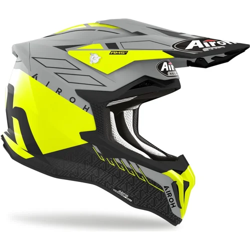 Prilba STRYCKER Skin (žltá matná, veľkosť 2XL) 2025 /AIROH/ - obr. 1