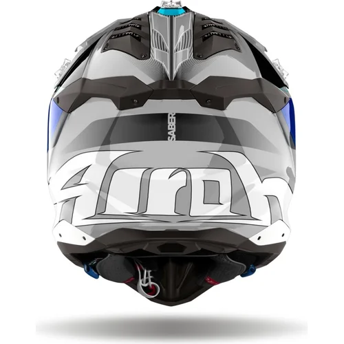 Prilba AVIATOR 3 Saber (lesklá modrá, veľkosť 2XL) 2025 /AIROH/ - obr. 2