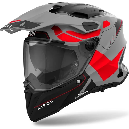 Prilba COMMANDER 2 Reveal AIROH CM2R55-S (matná červená fluo, veľkosť S) 2026