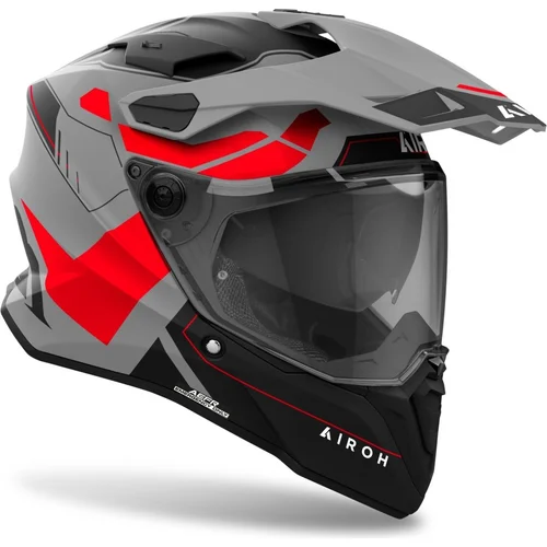 Prilba COMMANDER 2 Reveal (matná červená fluo, veľkosť XS) 2026 /AIROH/ - obr. 1